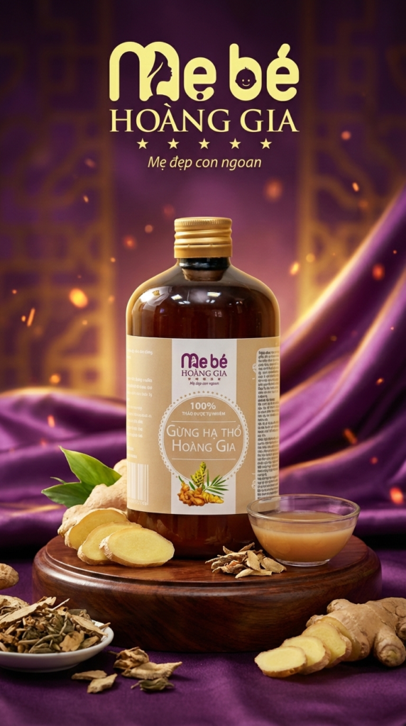Rượu gừng Mẹ Bé Hoàng Gia